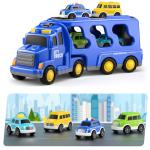 TEMI Diecast Carrier Truck & Engineering Vehicles: Educational Fun