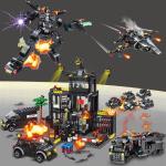 SWAT Police Mecha: 3-in-1 Model Building Blocks for Kids