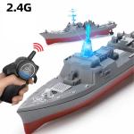 Mini RC Warship: High-Speed Remote Control Battleship for Kids