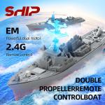 Mini RC Warship: High-Speed Remote Control Battleship for Kids