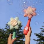 Summer Fun Bubble Gun Toy: 23-Hole Bubbles Machine