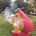 Bubble-in-Bubble Gun Machine: Electric Outdoor Fun for Kids