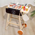 Backyard BBQ Adventure: Wooden Simulation Toy BBQ Set for Kids