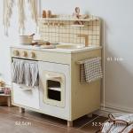 Little Chef's Workshop: Wooden Pretend Play Kitchen Set