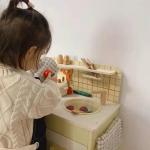 Little Chef's Workshop: Wooden Pretend Play Kitchen Set