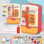 Mini Chef's Dream: Kitchen Toy Set with Fridge and Ice Dispenser