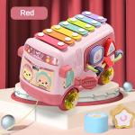 Enlightening Journey: Musical Travel Bus Toy for Babies