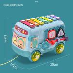 Enlightening Journey: Musical Travel Bus Toy for Babies