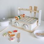 Portable Wooden Kitchenette: Educational Toy for Kids