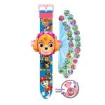 Paw Patrol Adventure: 3D Projection Digital Watch and Action Figures Set