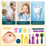 Dental Adventure: Doctor Dental Mold Toy Plasticine Set for Pretend Play