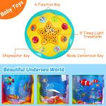 Ocean Light Symphony: Musical Projector Sensory Toys for Babies 3-16 Months