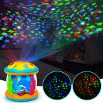 Ocean Light Symphony: Musical Projector Sensory Toys for Babies 3-16 Months