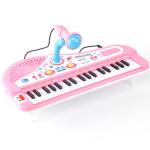 Children's Digital Piano Toy: 37-Key Musical Adventure with Microphone