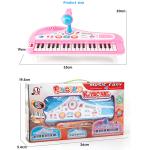 Children's Digital Piano Toy: 37-Key Musical Adventure with Microphone