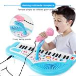 Children's Digital Piano Toy: 37-Key Musical Adventure with Microphone