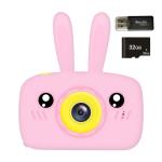 Cartoon Rabbit Mini Camera - Capture Fun Moments for Kids