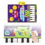 2-in-1 Musical Playmat: Piano Keyboard & Jazz Drum Fun for Kids!