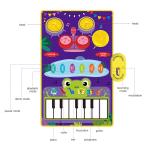 2-in-1 Musical Playmat: Piano Keyboard & Jazz Drum Fun for Kids!