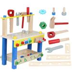 Wooden Tool Table Nut Assembly House: A World of Play and Learning!