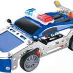 Metal Police Car Constructor: Build Your Own Adventure!