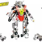 Metal Marvels: 7-in-1 Model Construction Set