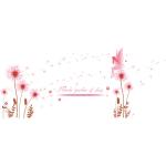 Ballet Dancer Girl Wall Stickers - DIY Flowers and Plants Decals