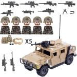 US Hummer Military Building Blocks Set - Army Special Forces Toys