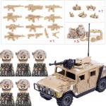 US Hummer Military Building Blocks Set - Army Special Forces Toys