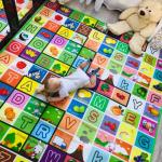 Double-Sided Educational Baby Play Mat - 180x120cm