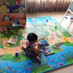 Double-Sided Cartoon Baby Play Mat - 200x180cm