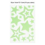 Glowing Luminous 3D Stars Dots Wall Sticker