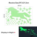 Glowing Luminous 3D Stars Dots Wall Sticker