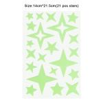 Glowing Luminous 3D Stars Dots Wall Sticker