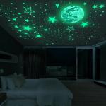 Glowing Luminous 3D Stars Dots Wall Sticker