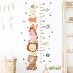 Adorable Watercolor Cartoon Africa Animals Wall Stickers