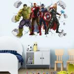 Avenger Heroes Wall Stickers - Fun Kids' Room Decor