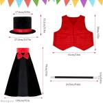 Kids Magician Role Play Costume Set - School Cosplay Outfit