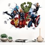 Avenger Heroes Wall Stickers - Fun Kids' Room Decor