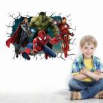 Avenger Heroes Wall Stickers - Fun Kids' Room Decor