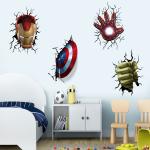 Avenger Heroes Wall Stickers - Fun Kids' Room Decor