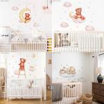 Elephant Giraffe Wall Stickers - Adorable Kids' Room Decor