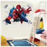 Superhero Adventures Wall Stickers - Spiderman, Captain America, Hulk