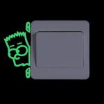 Glow-in-the-Dark Boy Switch Stickers - Kids' Room Decals