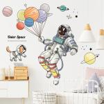 Outer Space Astronaut Wall Sticker for Kids' Rooms and Nursery