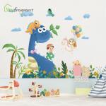 Dinosaur Wall Stickers for Boys' Room and Kids' Bedroom Decor