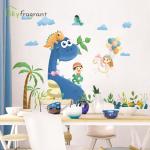 Dinosaur Wall Stickers for Boys' Room and Kids' Bedroom Decor