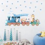 Nordic Cartoon Animals Wall Stickers - Kids' Room Decoration