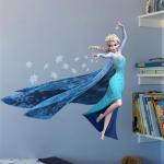 Elsa Queen Snowflakes Wall Stickers for Kids' Room Decor