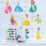 Princess Wall Stickers for Kids' Room Decor